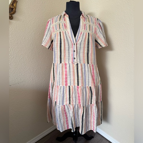 anthropologie GEORGINA tiered dress - Picture 2 of 10